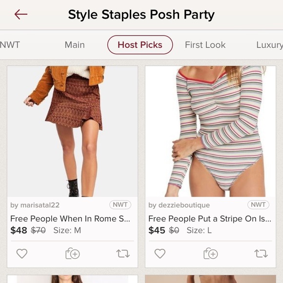 Free People When In Rome Skirt - Picture 4 of 5